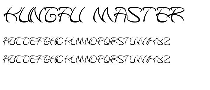 kungfu master font